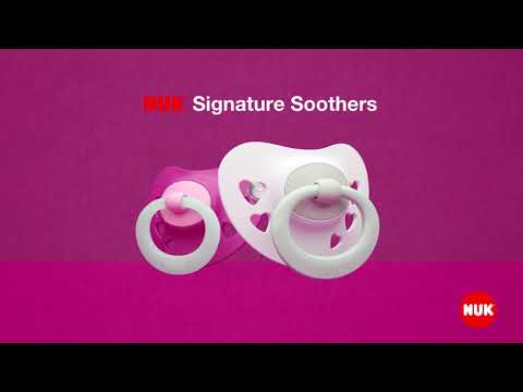 Nuk Signature Soother 6-18 Months 2 Pack - Assorted*