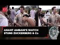 Anant Ambani's Rs 15-crore luxurious watch stuns Mark Zuckerberg and Priscilla Chan