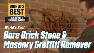 Bare Brick Graffiti Remover
