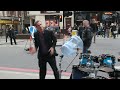 Insane D&B/Jungle/HipHop/R&B Drumming nr Liverpool Street Station (Oded Kafri)