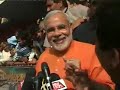 Narendra Modi casts vote ifor 2012 Gujarat Assembly Elections 2012