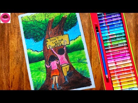 Download Save Tree || Save Nature || Save Earth || Drawing Environment