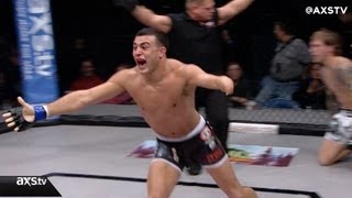 Lutador de MMA, com braço amputado