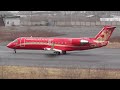 Взлёт CRJ-200 а/к РусЛайн из аэропорта Воркута