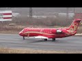 Взлёт CRJ-200 а/к РусЛайн из аэропорта Воркута