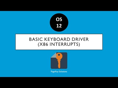 OS12: Basic Keyboard Driver (x86 Interrupts)