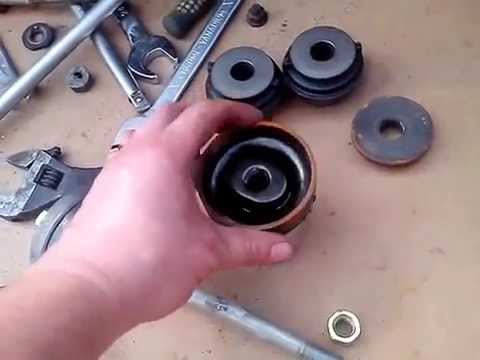 Replacement of the silentblocks of the lower front lever Mercedes w210 h. 1