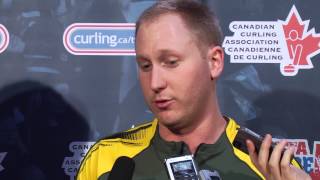 Draw 4 Media Scrum - 2013 Tim Hortons Brier