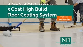 How to Apply 707HB Epoxy Floor Coating System