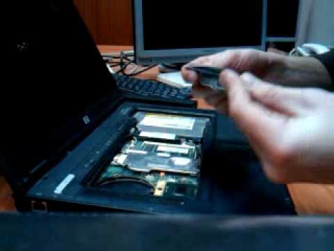 HP Compaq Nx7400 Vent Cleaning