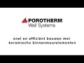 System ścian Porotherm