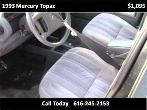 1993 mercury topaz car owners manual