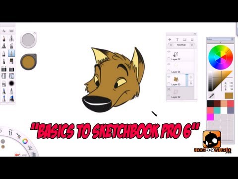 how to use sketchbook pro
