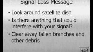 dish network signal loss