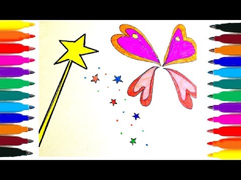 Посмотреть видео как поэтапно красками нарисовать палочку