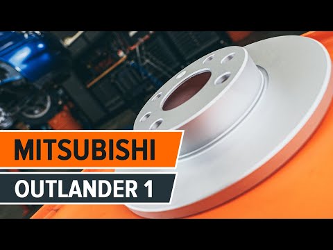 Как да сменим задни спирачни дискове и спирачни накладки на MITSUBISHI OUTLANDER 1 ИНСТРУКЦИЯ