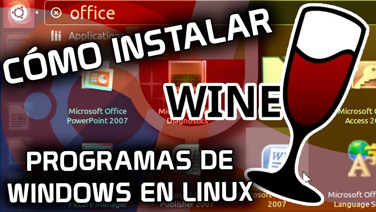 INSTALAR Programas de Windows en Linux