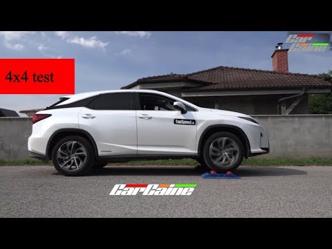 Lexus RX450h 4x4 test on rollers - CarCaine