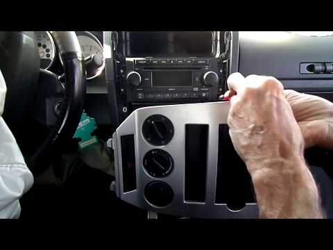 Dodge Caliber Radio Removal