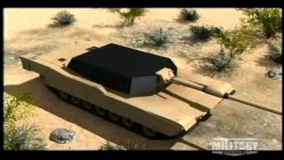 Exclusive footage on how the Tank Armour on Challenger 2, Leopard 2 and  Abrams M1A2 works 