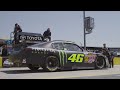 Valentino Rossi during a private NASCAR test session