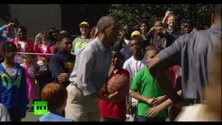 Дети переиграли Обаму в баскетбол