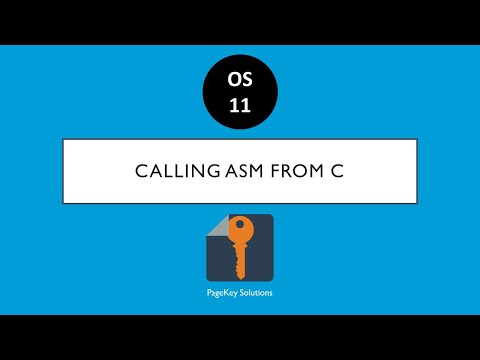 OS11: Calling Assembly from C