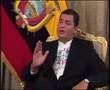 Ecuador, Presidente Rafael Correa entrevistado por VTV 1