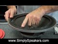 Cerwin Vega Speaker Repair How To Replace Foam Edge