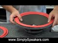 Cerwin Vega Speaker Repair How To Replace Foam Edge