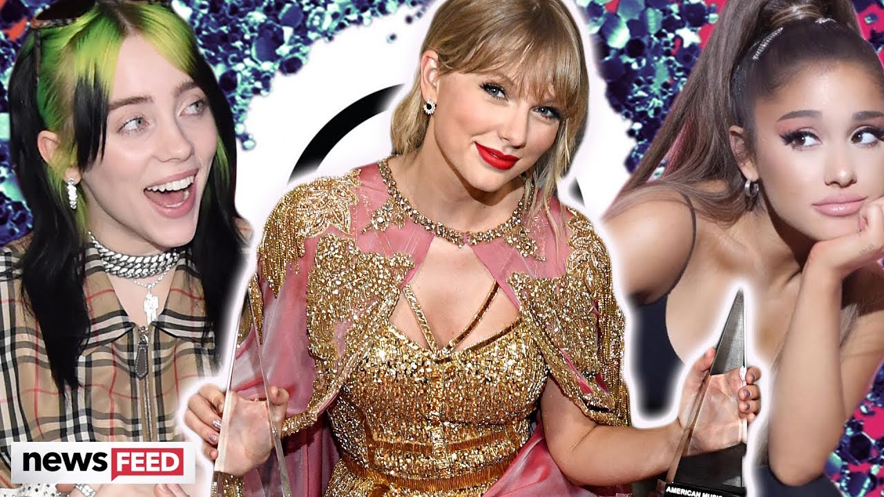 Taylor Swift beats out Ariana Grande & Billie Eilish at The American Music Awards!
