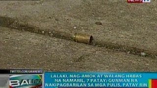 BP: Lalaki sa Cavite, nag-amok at namaril; gunman, patay matapos makipagbarilan sa pulis