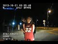 Half-Dressed Woman fails DUI Road-Side Sobriety Test