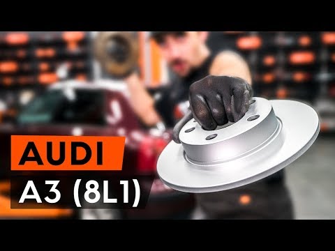 Как заменить задние тормозные диски на AUDI A3 1 (8L1) (ВИДЕОУРОК AUTODOC)