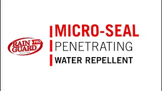 Micro-Seal Water Repellent -  How to Apply
