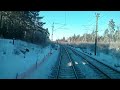 Stockholm (Solna) to Uppsala by Train (FOV - Nonstop - maxing 200kph) Whaaa!!