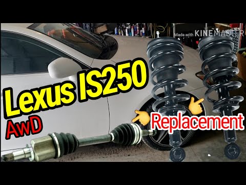 DIY Part1! Lexus Front Struts, Coils & Cv Axle