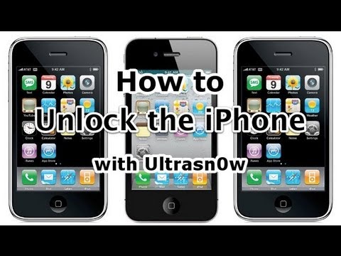 How To Unlock iPhone 3Gs/3G 4.2.1/4.1 Using Ultrasn0w [HD] 2013 - FREE