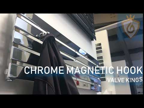 Video of Chrome Magnetic Grip Robe/Coat Hanger