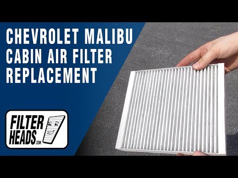 How to Replace Cabin Air Filter 2018 Chevrolet Malibu