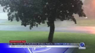 Se pronostican tormentas severas para el centro y sur de Minnesota