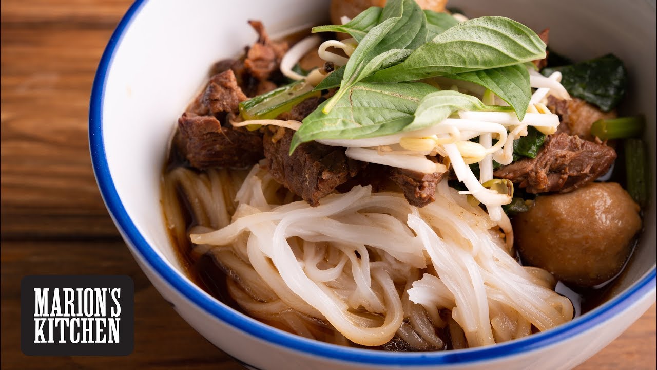 How To Make Thai Beef Noodle Soup Marion S Kitchen