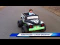 Custom Ride Ons - 12V Power Wheels Grave Digger Monster Truck - by Hozian - Modified Power Wheels
