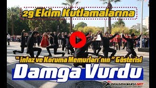 29 Ekim Kutlamalarına İnfaz ve Koruma Memurlarının Gösterisi Damga Vurdu