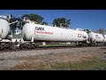 CN GATX TankTrain tank car set and a 2001 Canada Census Covered Hopper