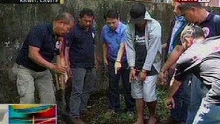 BP: Bakanteng lote sa Kawit, Cavite kung saan umano inilibing ni Ronald Bae and 2 lalaki, hinuhukay