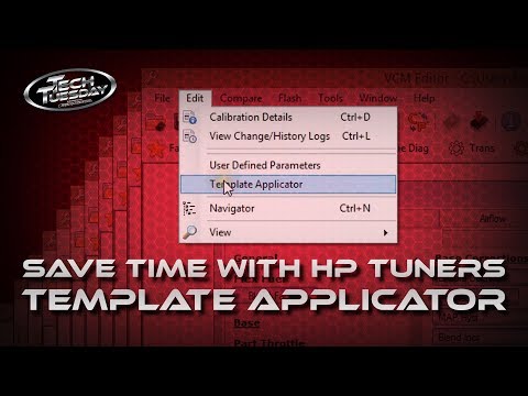 Save Time with HP Tuners Template Applicator