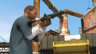 Grand Theft Auto V — Русская озвучка. Геймплей