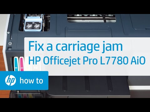 Fix a Carriage Jam for the HP Officejet Pro L7780 All-in-One Printer Duration: 10:17. Total Views: 28,460 .