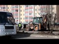 Продолжается ремонт Дорожной улицы